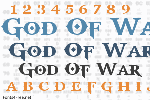 Download Font God Of War Full Unicode Ttf
